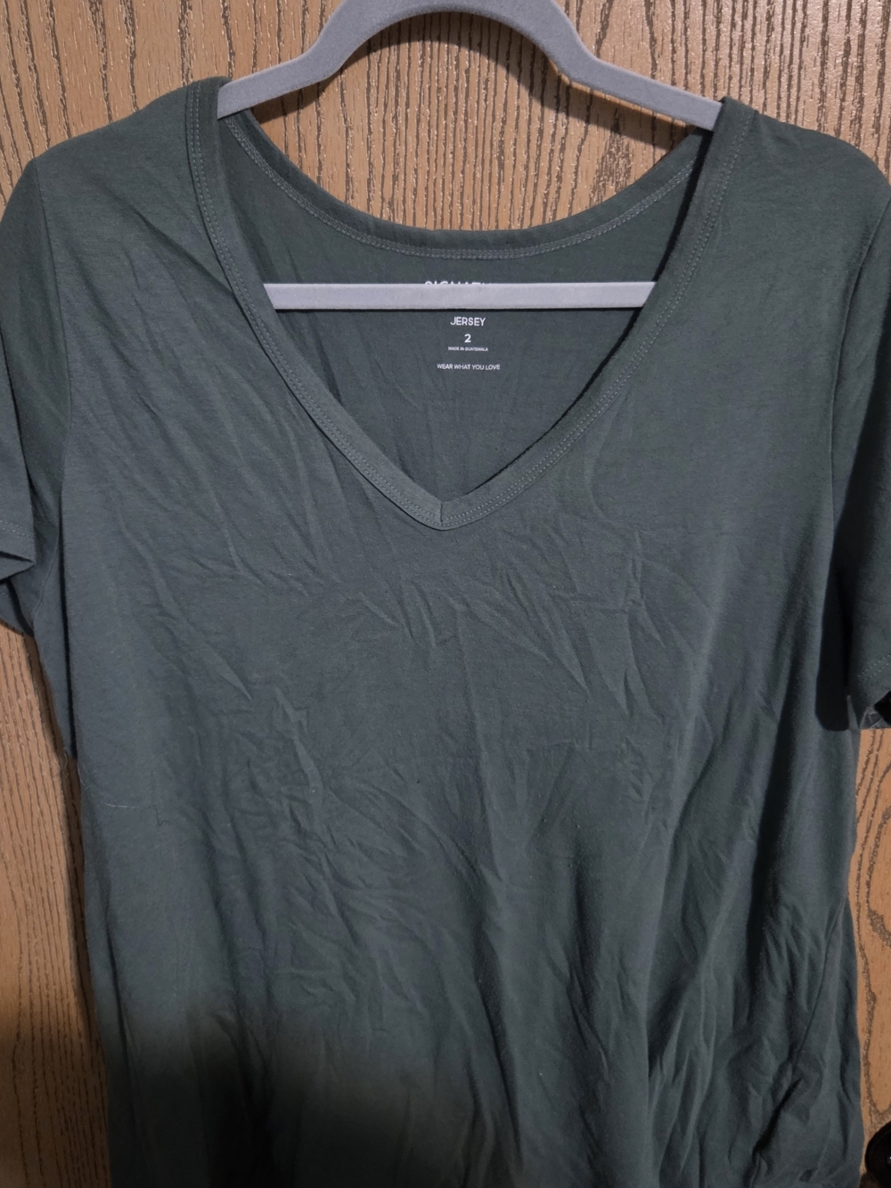 Torrid Forest Green V-Neck Short Sleeve Tee